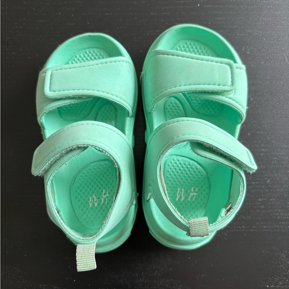 Kids H&M Mint Green Sandals